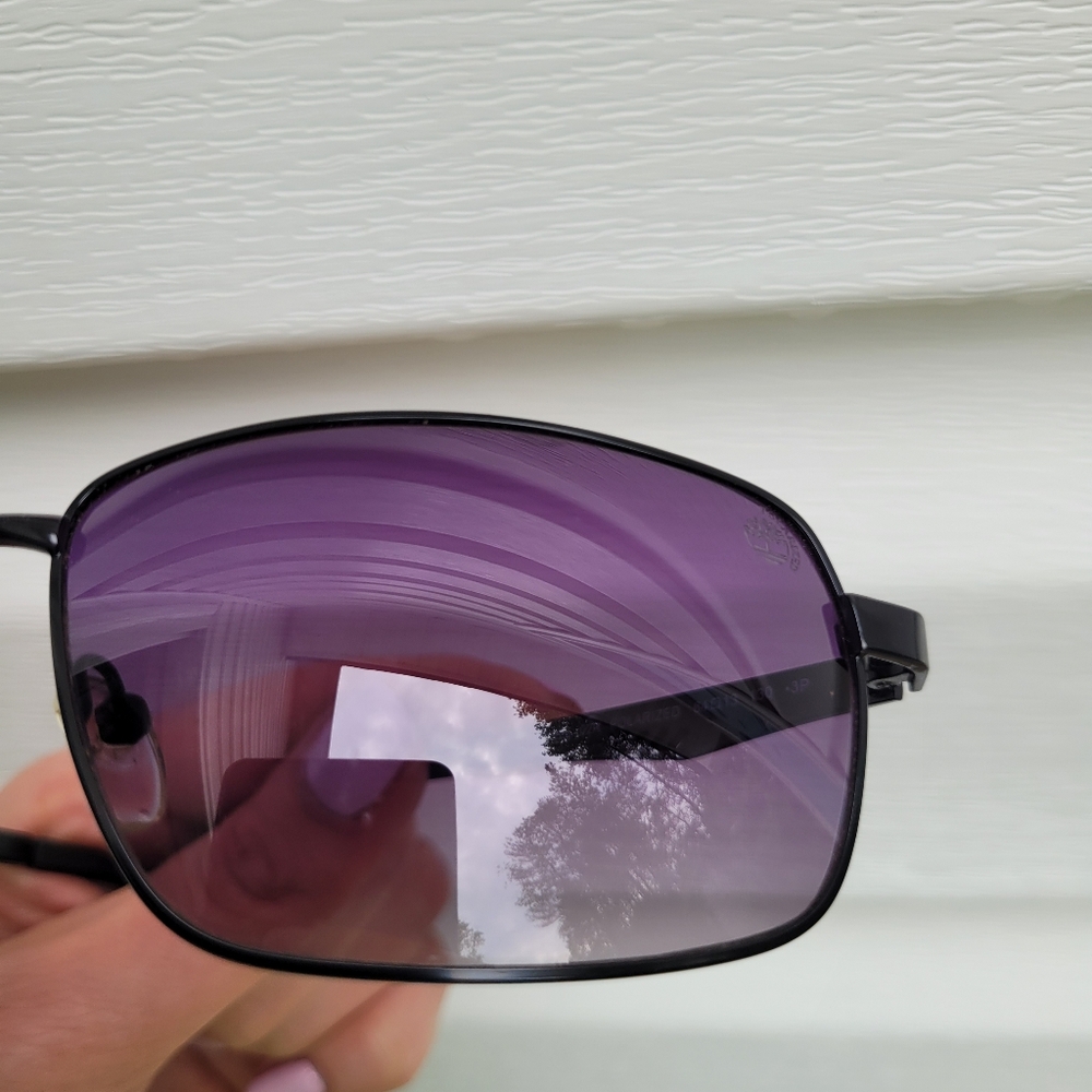Timberland Golf 7225 Polarized Sport Black Purple Men's Sunglasses - Picture 10 of 12